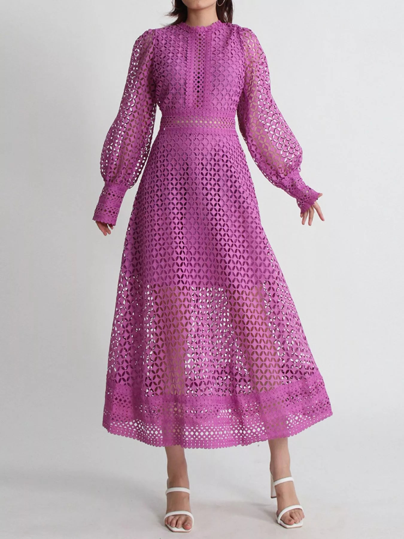Long Sleeve Midi Dress - The Nicole - Tayan Dress Co.
