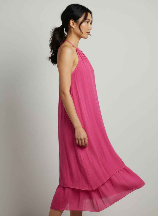 Solid Sleeveless Dress