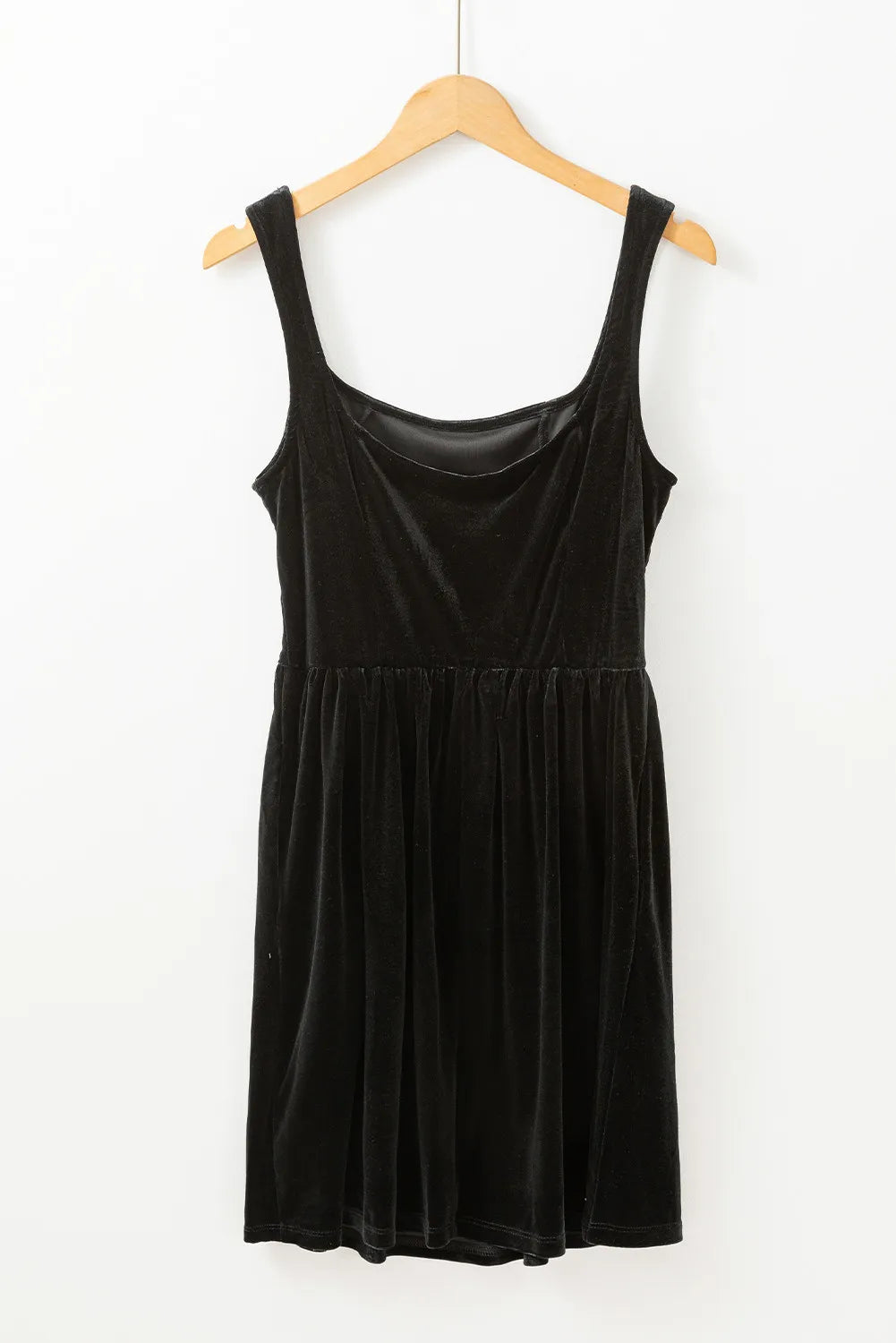Wide Strap Mini Dress with Pockets - TNT Trends