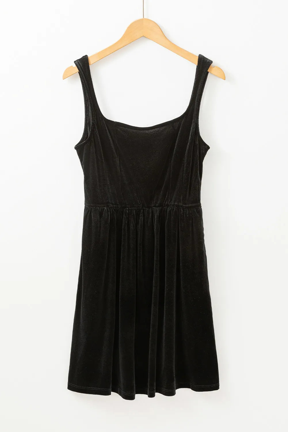 Wide Strap Mini Dress with Pockets - TNT Trends