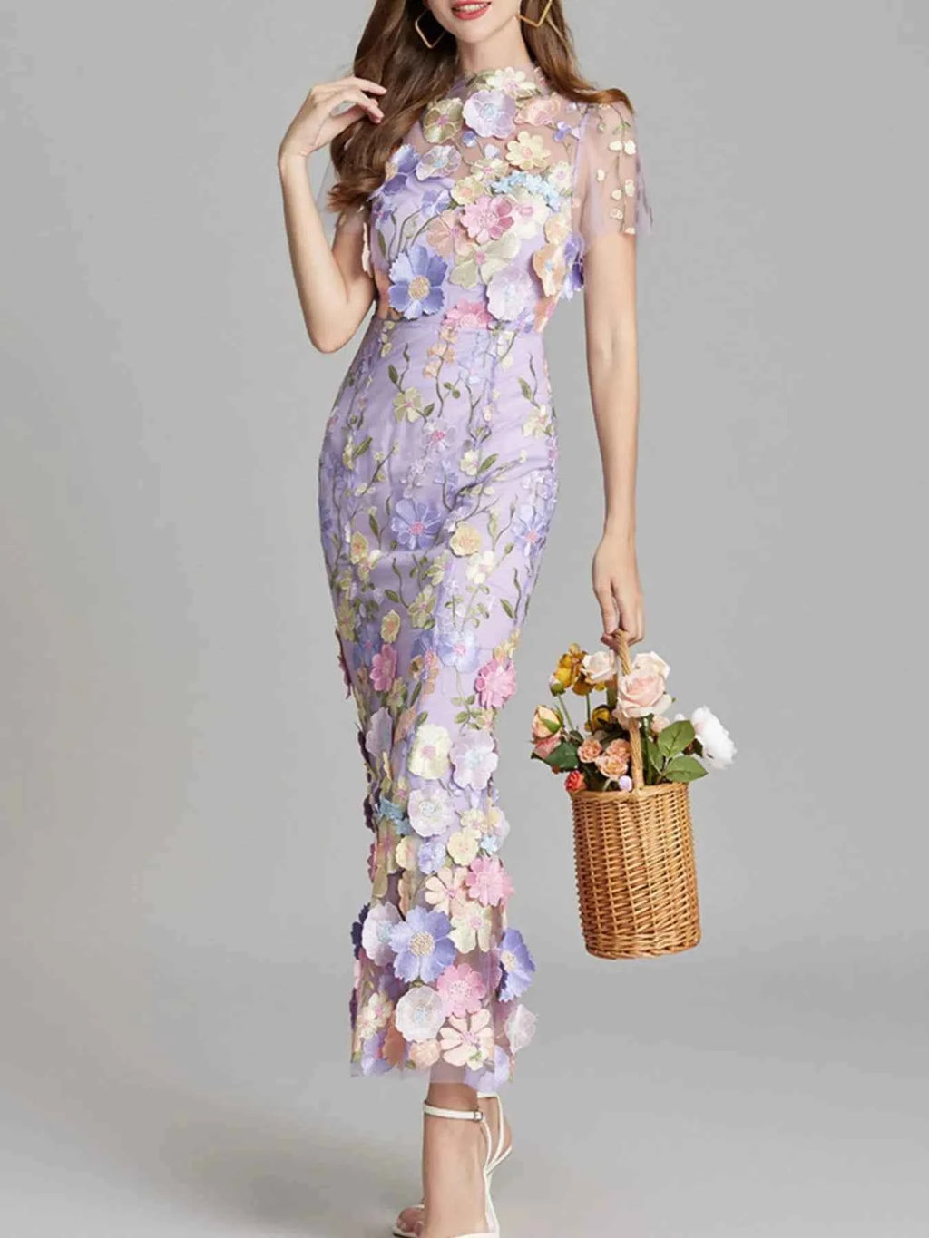 Floral Embroidered Dress