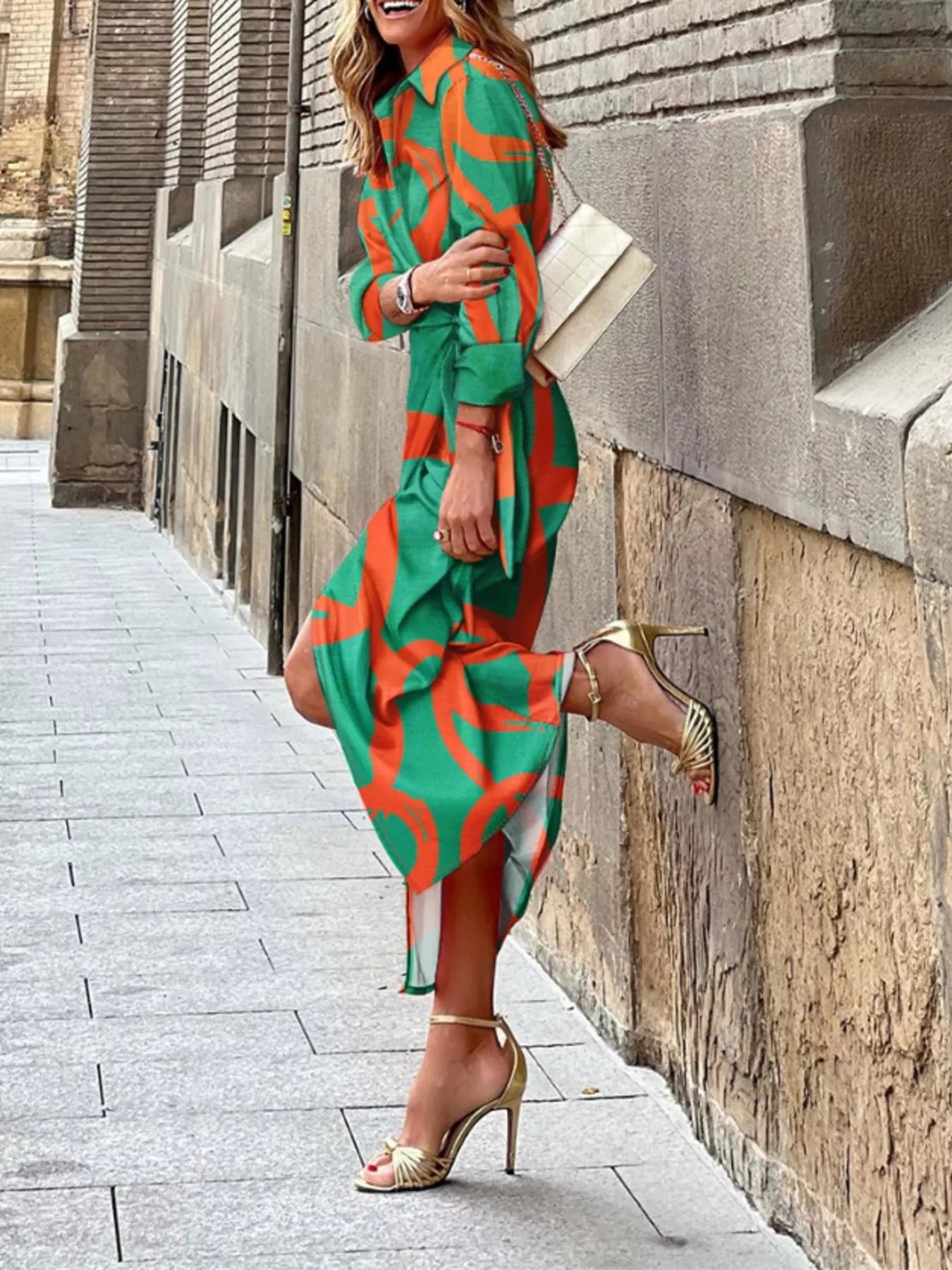 Collared Neck Shirt Dress - The Nicole - Tayan Dress Co.