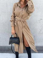 Long Sleeve Shirt Dress - The Nicole - Tayan Dress Co.