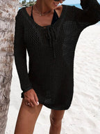 Long Sleeve Knit Cover Up - The Nicole - Tayan Dress Co.