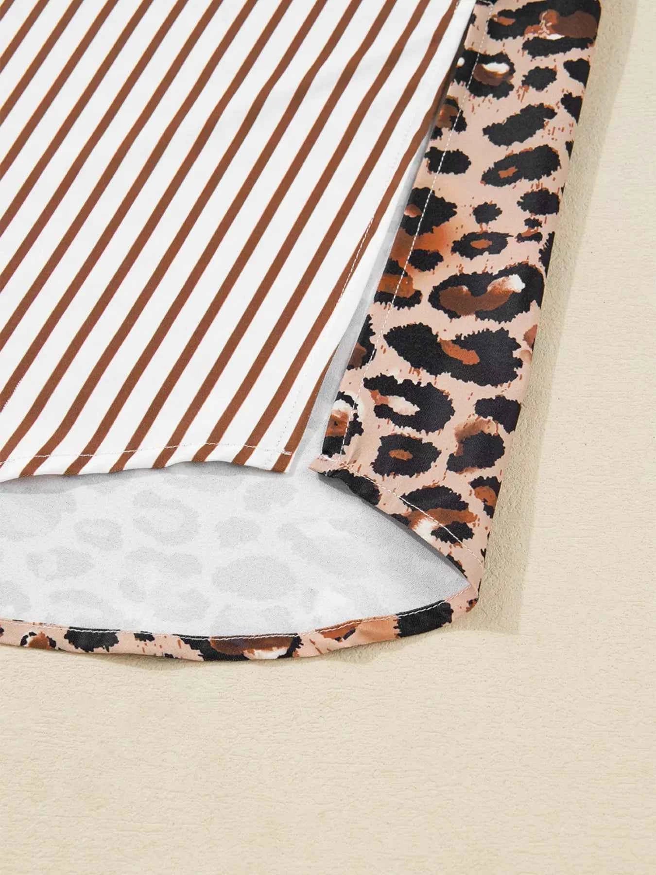 Leopard Button Up Shirt Dress