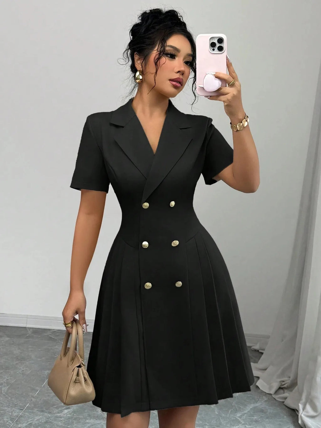 Short Sleeve Dress - The Nicole - Tayan Dress Co.