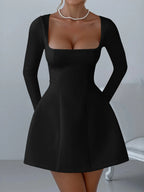 Long Sleeve Mini Dress - The Nicole - Tayan Dress Co.