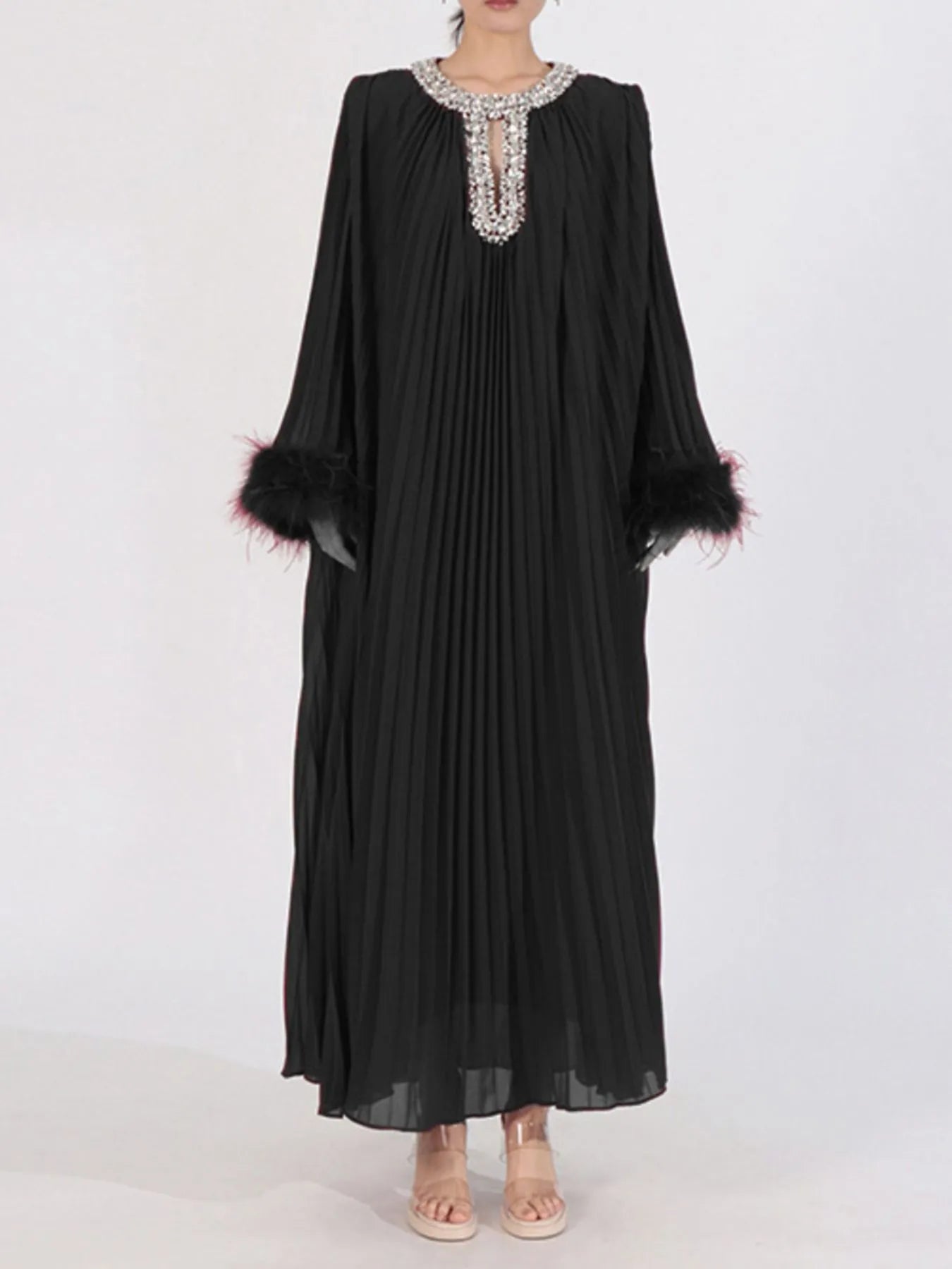 Long Sleeve Maxi Dress - The Nicole - Tayan Dress Co.
