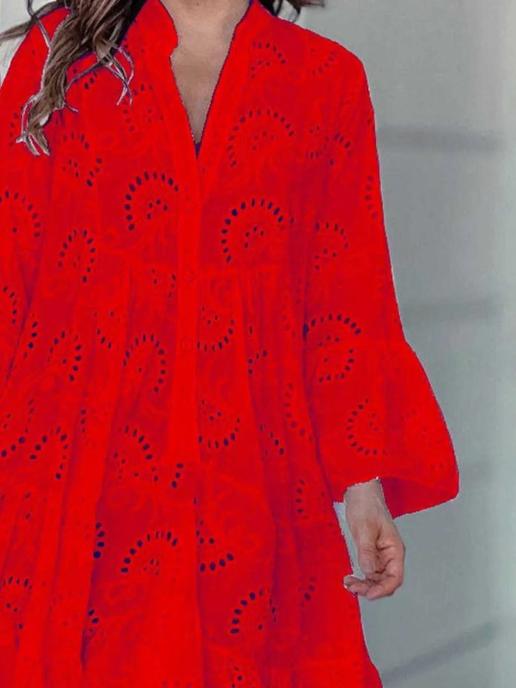 Ruffled Hem Dress - The Nicole - Tayan Dress Co.
