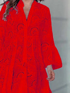 Ruffled Hem Dress - The Nicole - Tayan Dress Co.