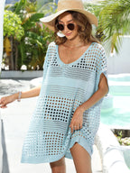 Crochet Knit Cover Up Dress - The Nicole - Tayan Dress Co.