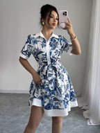 Button - Front Shirt Dress - The Nicole - Tayan Dress Co.