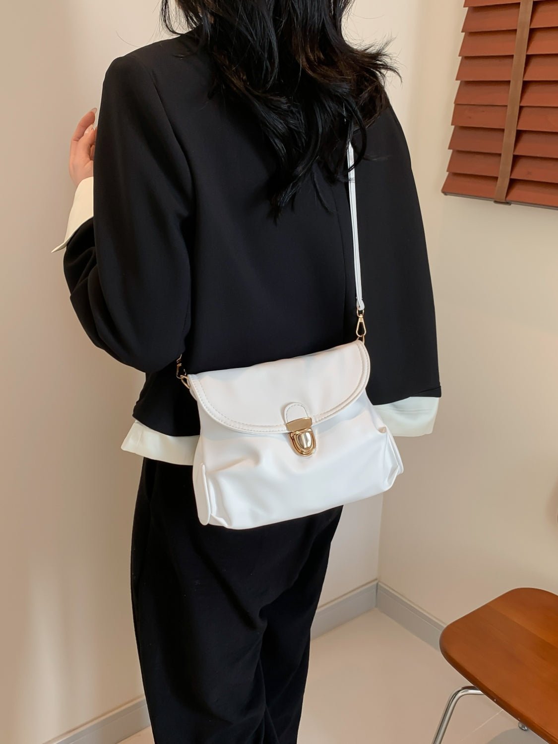 PU Leather Adjustable Strap Crossbody Bag - TNT Dress Co.