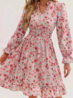 Long Sleeve Ruffle Dress - The Nicole - Tayan Dress Co.