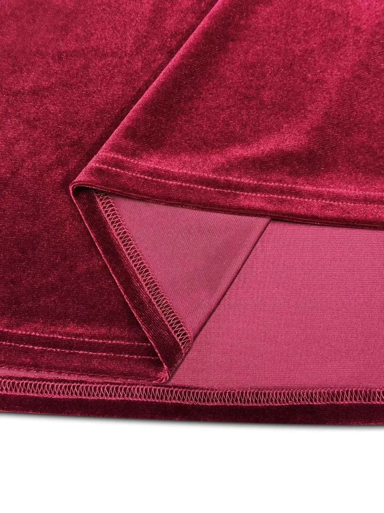 Velvet Long Sleeve Dress