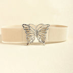 Butterfly Design Alloy Buckle Elastic Waist Belt - TNT Dress Co.