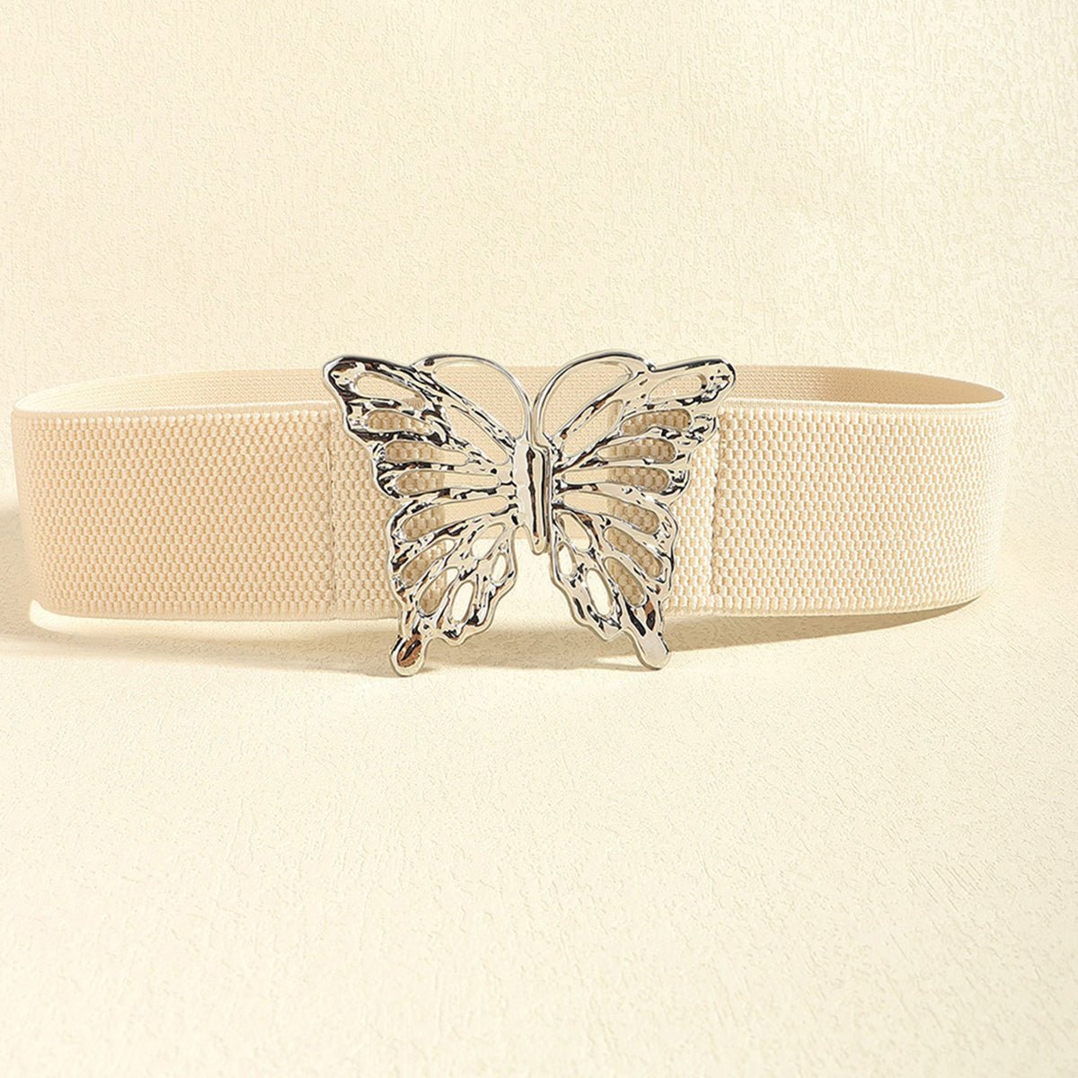 Butterfly Design Alloy Buckle Elastic Waist Belt - TNT Dress Co.