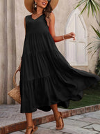 V - Neck Sleeveless Dress - The Nicole - Tayan Dress Co.