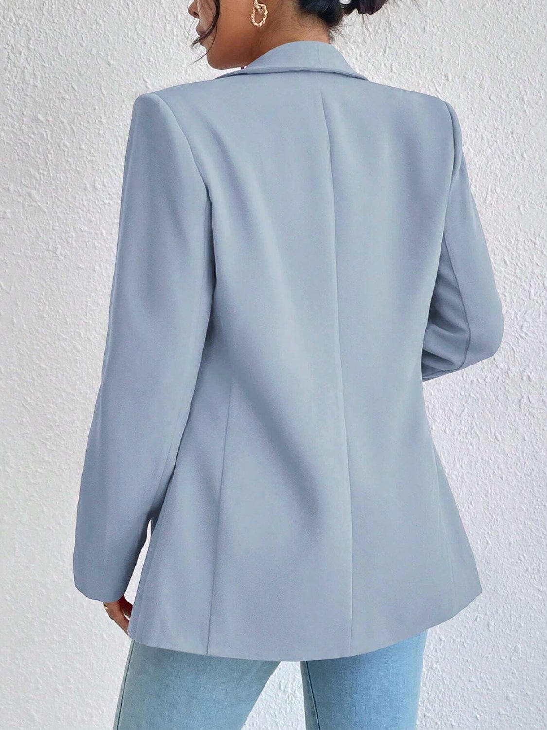 Shawl Collar Long Sleeve Blazer - TNT Dress Co.