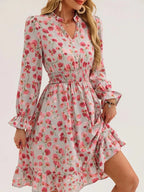 Long Sleeve Ruffle Dress - The Nicole - Tayan Dress Co.