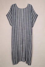 Striped Open Front Longline Cover Up - TNT Dress Co.