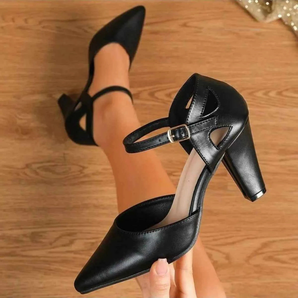 Block Heel Pumps