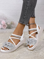 Embellished Sandals - The Nicole - Tayan Dress Co.