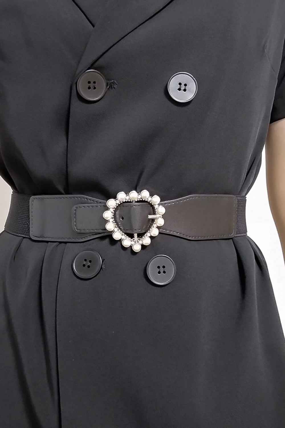 Pearl Heart Buckle Belt
