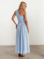 One Shoulder Dress - The Nicole - Tayan Dress Co.