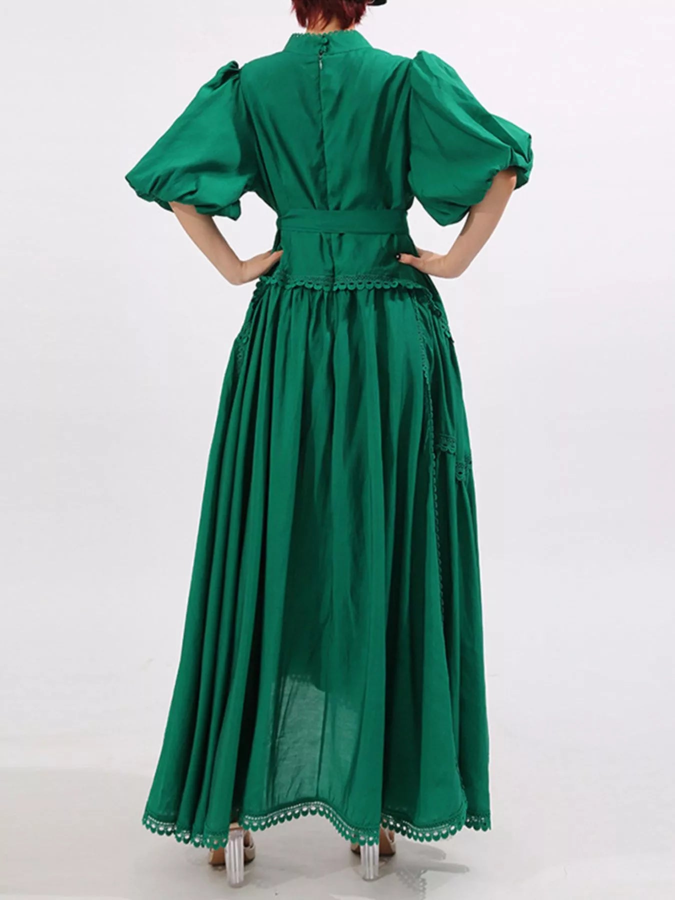 Mid Sleeve Maxi Dress - The Nicole - Tayan Dress Co.