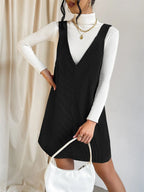 V - Neck Sleeveless Knit Dress - The Nicole - Tayan Dress Co.
