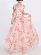Short Sleeve Maxi Dress - The Nicole - Tayan Dress Co.