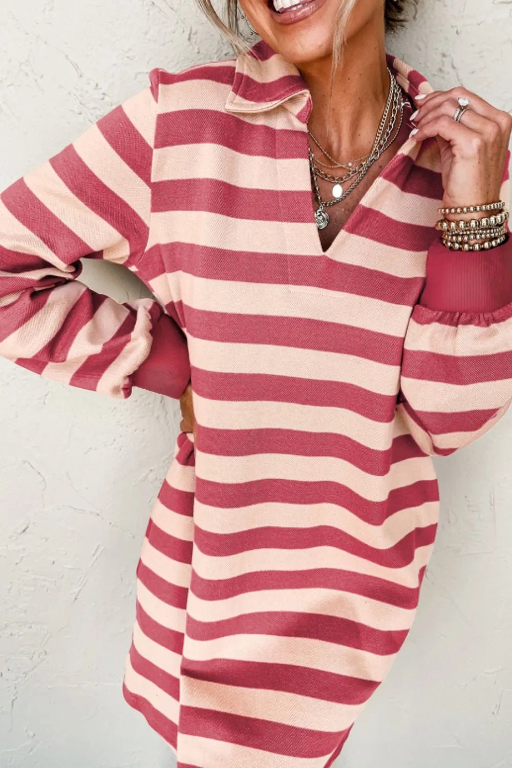 Long Sleeve Mini Dress - The Nicole - Tayan Dress Co.