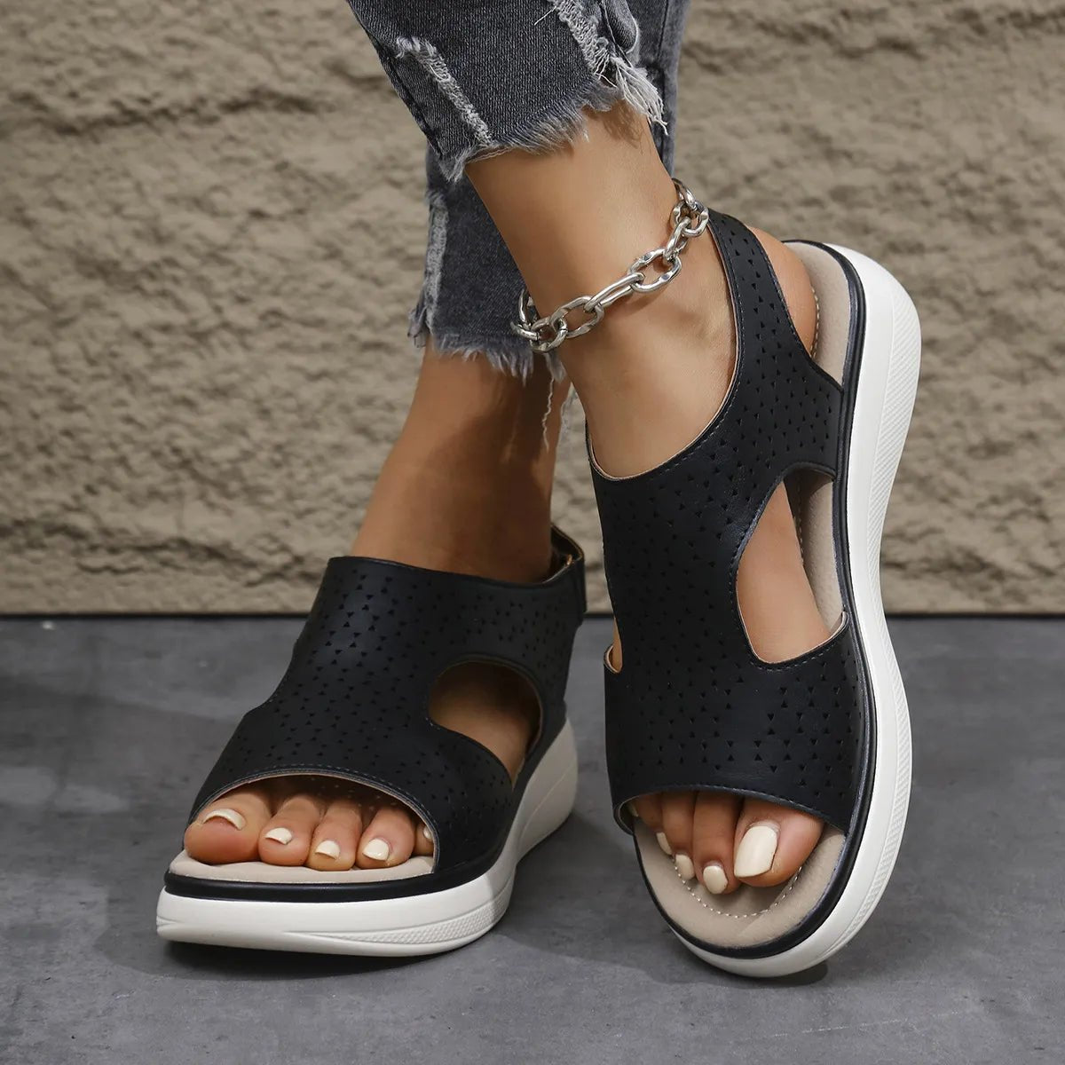 Platform Sandals - The Nicole - Tayan Dress Co.