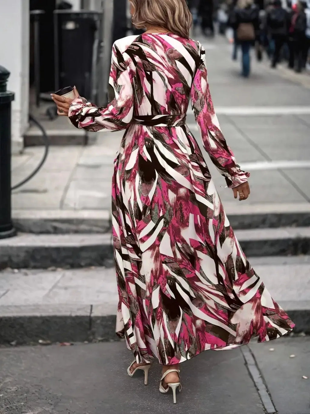 Long Sleeve Maxi Dress - The Nicole - Tayan Dress Co.