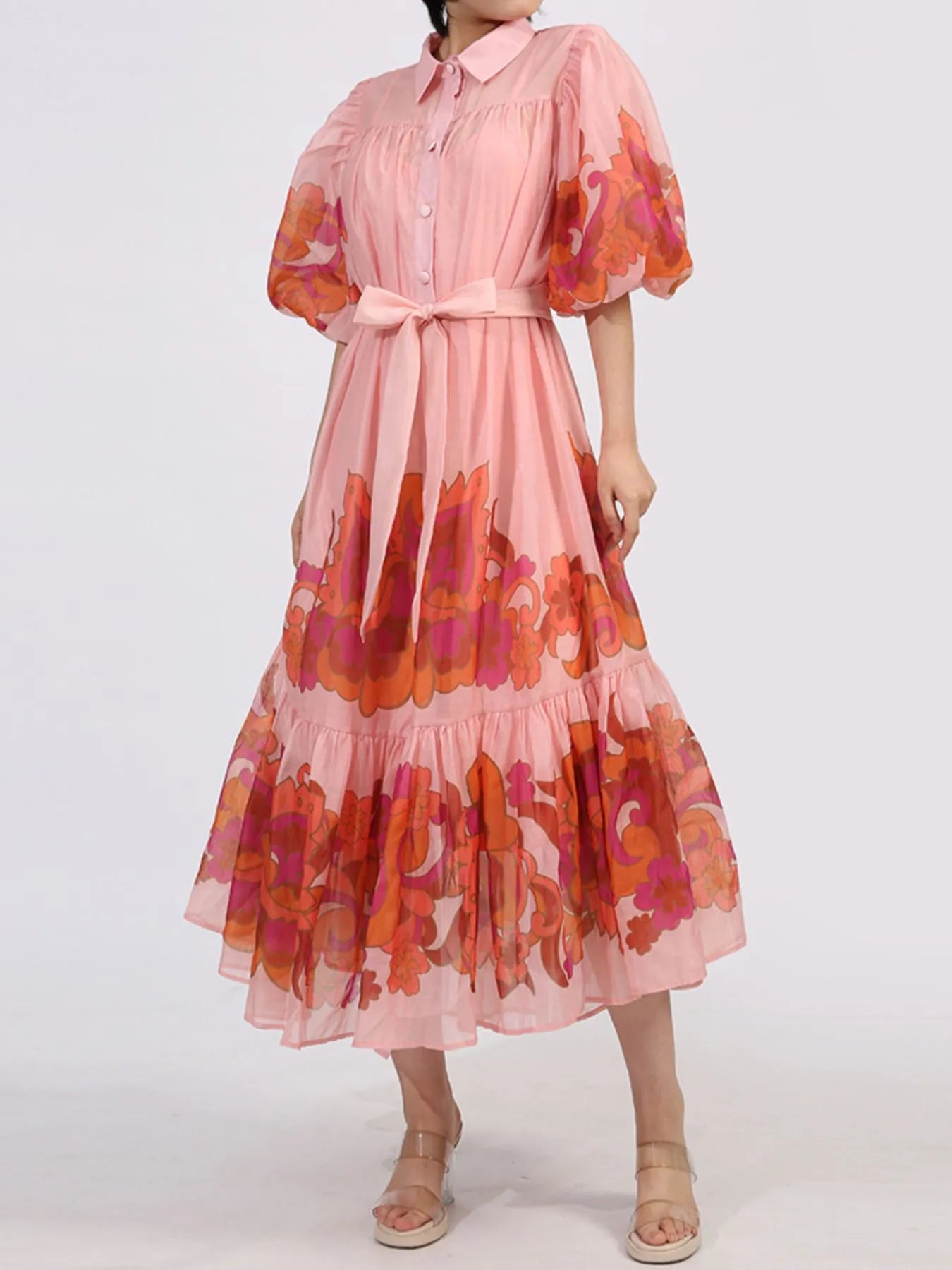 Mid Sleeve Dress - The Nicole - Tayan Dress Co.