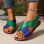 Crisscross Strap Sandals - The Nicole - Tayan Dress Co.