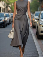 Sleeveless Midi Dress - The Nicole - Tayan Dress Co.
