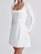 Long Sleeve Mini Dress - The Nicole - Tayan Dress Co.