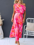 Shoulder Dress with Slit - The Nicole - Tayan Dress Co.