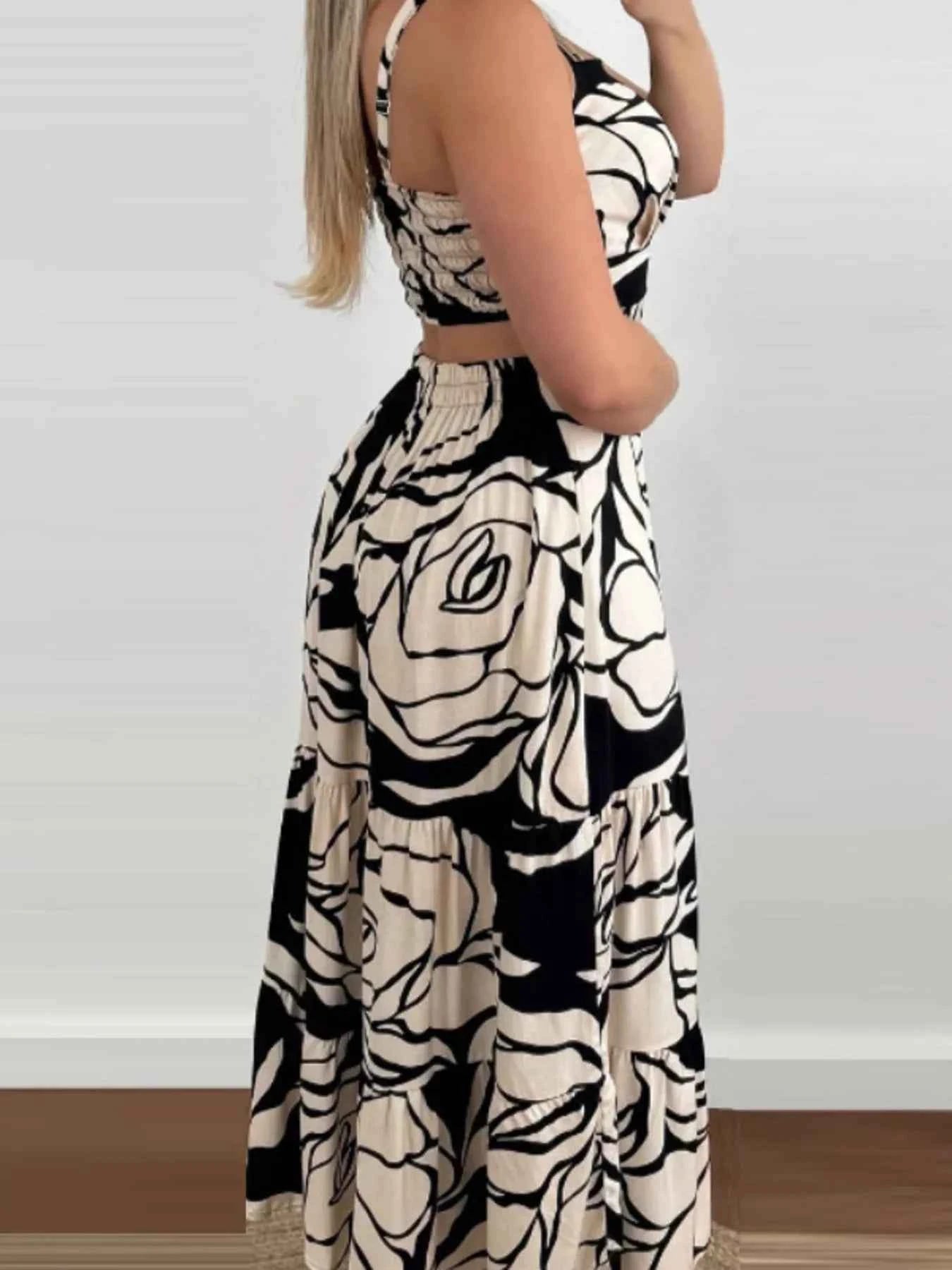 Printed Cami Dress