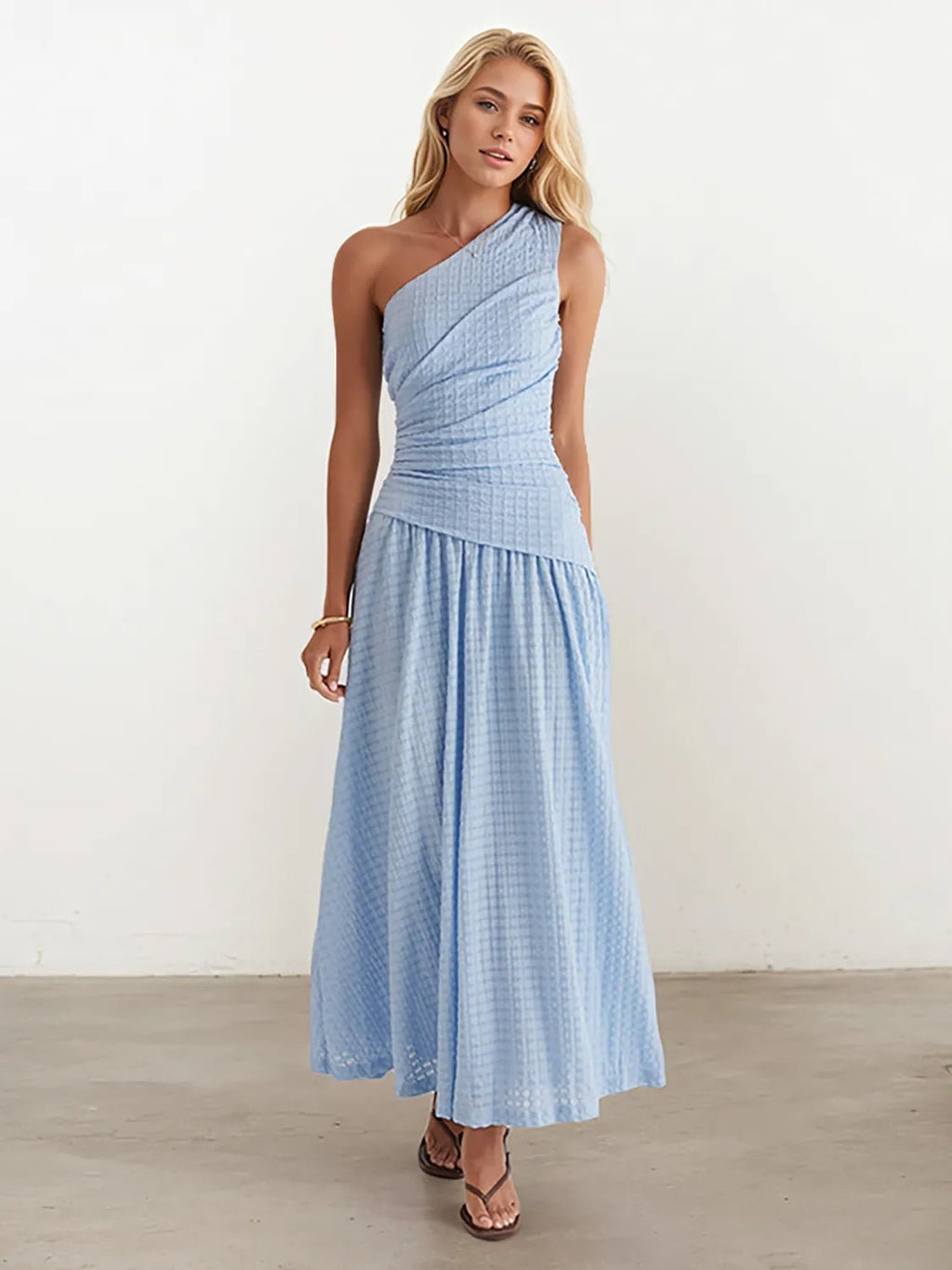 One Shoulder Dress - The Nicole - Tayan Dress Co.