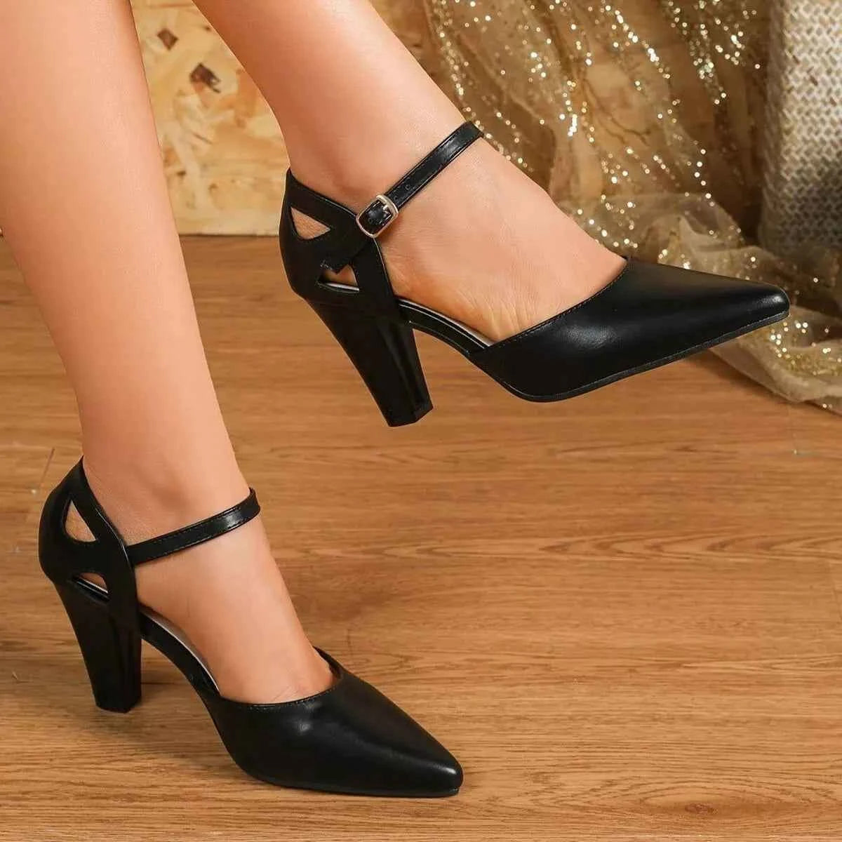 Block Heel Pumps