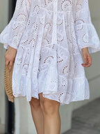 Ruffled Hem Dress - The Nicole - Tayan Dress Co.