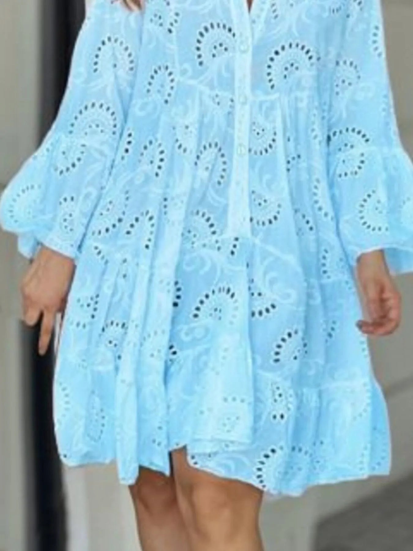 Ruffled Hem Dress - The Nicole - Tayan Dress Co.