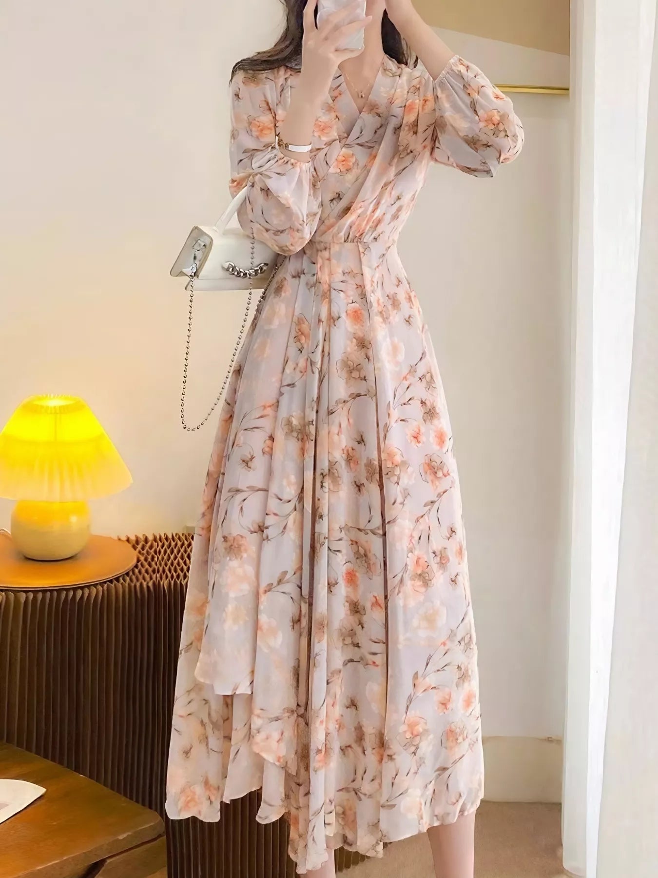 Long Sleeve Midi Dress - The Nicole - Tayan Dress Co.