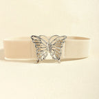 Butterfly Design Alloy Buckle Elastic Waist Belt - TNT Dress Co.