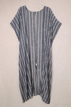 Striped Open Front Longline Cover Up - TNT Dress Co.