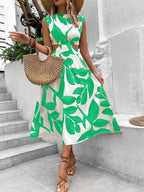 Printed Sleeveless Dress