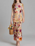 Floral Embroidered Dress